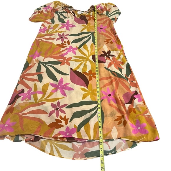 Velvet By Graham & Spencer Carol Floral Midi-Dress In Oasis Multi Size Medium - Picture 3 of 15